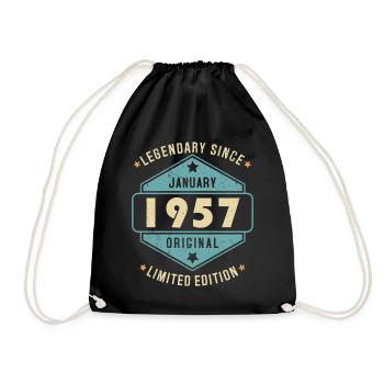 Legendary Since January 1957 Limited Edition - Turnbeutel - Schwarz - Vorne