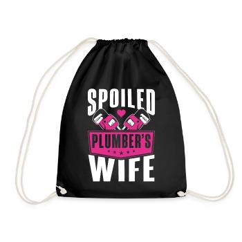 Plomberie Plombier Femme Vintage - Sac de sport léger - noir - Devant