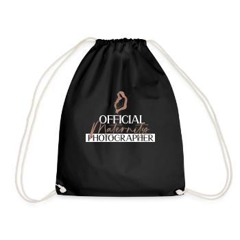 Grossesse Photographie Photographe Enceinte - Sac de sport léger - noir - Devant