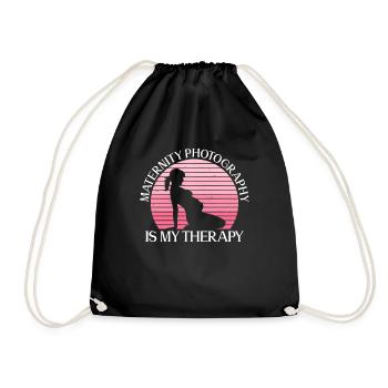 Grossesse Photographie Photographe Enceinte - Sac de sport léger - noir - Devant