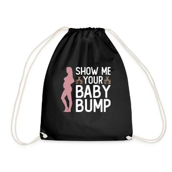 Grossesse Photographie Photographe Enceinte - Sac de sport léger - noir - Devant