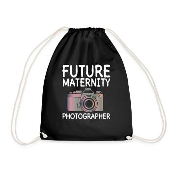 Grossesse Photographie Photographe Enceinte - Sac de sport léger - noir - Devant
