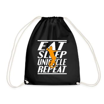 Nourriture Dormir Unicycle - Sac de sport léger - noir - Devant