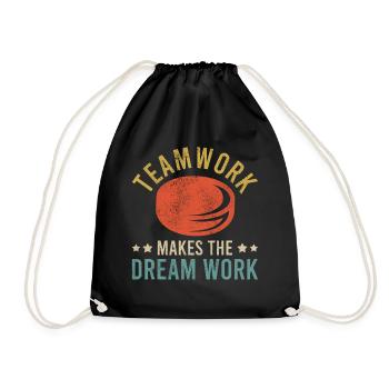 Équipe de hockey sur glace, club, club, entraîneur-joueur fan - Sac de sport léger - noir - Devant