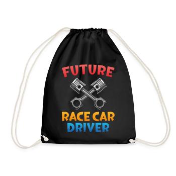 Drag Racing Race Car Future Race - Drawstring Bag - black - Front