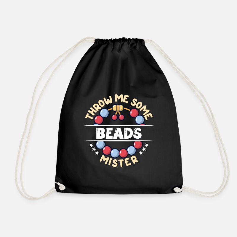 Beading Throw Me Some Beads Mister Jewelry Beader - Turnbeutel - Schwarz