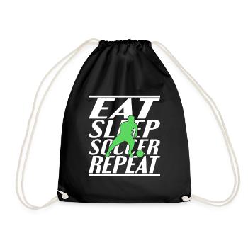 Alimentation Sommeil Football - Sac de sport léger - noir - Devant