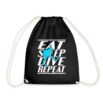 Alimentation Sommeil Plongée - Sac de sport léger - noir - Devant