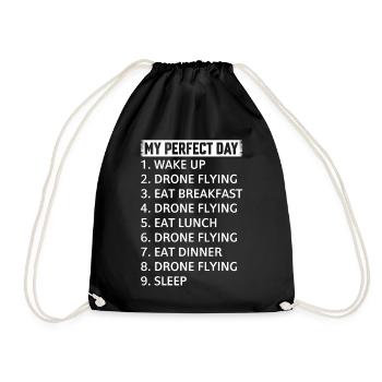 My Perfect Day Drone Flying - Quadcopter Drone Pil - Sac de sport léger - noir - Devant