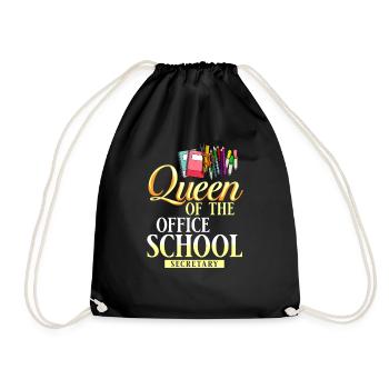 Secrétaire d’école Bureau du secrétaire d’école Bureau du personnel - Sac de sport léger - noir - Devant