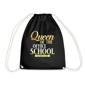 Secrétaire d’école Secrétariat de l’école Bureau du personnel - Sac de sport léger - noir - Devant