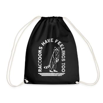 Raccoon Animal Welfare Animal Rights Activist - Sac de sport léger - noir - Devant