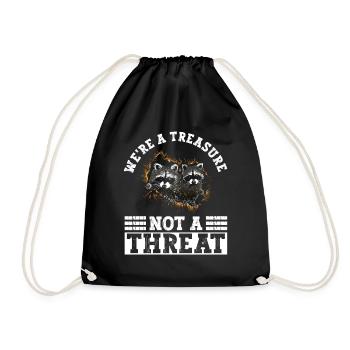 Raccoon Animal Welfare Animal Rights Activist - Sac de sport léger - noir - Devant