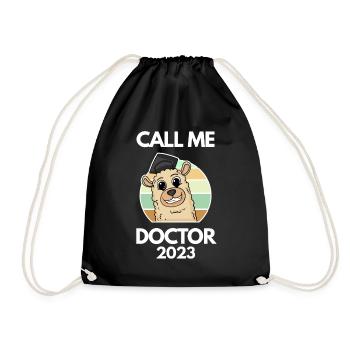 Thèse de doctorat Doctorat Doctorat 2023 Docteur - Sac de sport léger - noir - Devant