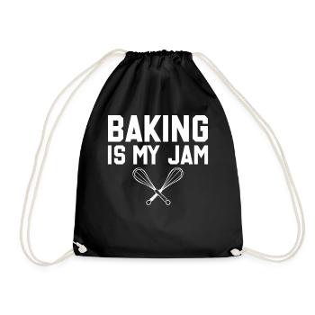 Baking Is My Jam Bread Baking - Turnbeutel - Schwarz - Vorne