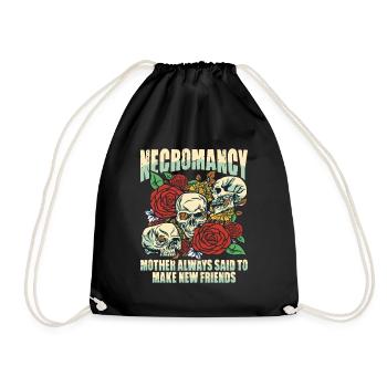 Conception de nécromancien mort-vivant pour un sataniste - Sac de sport léger - noir - Devant