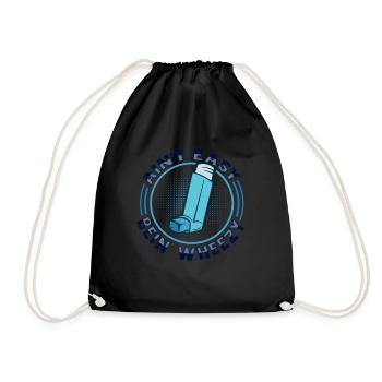 Albutérol Asthme Astmatiker - Sac de sport léger - noir - Devant