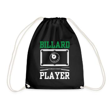 Billiard Player Lovers Pool Billards - Sac de sport léger - noir - Devant