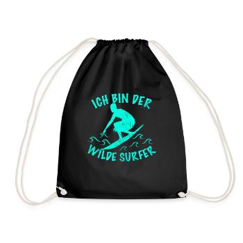 Citation de surf - Sac de sport léger - noir - Devant