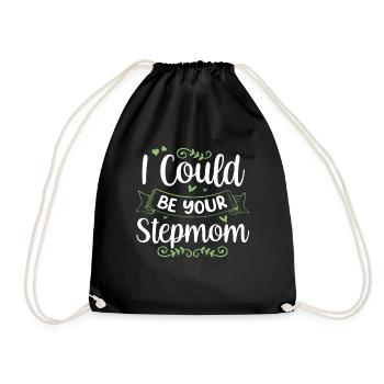 Je pourrais être votre belle-mère enfant mère mère d’accueil - Sac de sport léger - noir - Devant