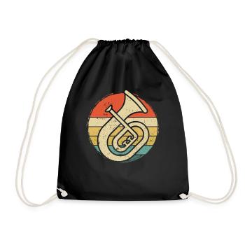 Tenorhorn Joueur de Tenorhorn Joueur de Tenorhorn Joueur de Tenorhorn - Sac de sport léger - noir - Devant