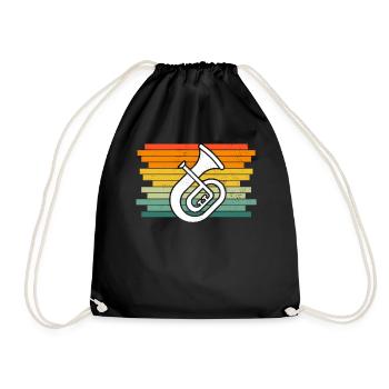 Tenorhorn Joueur de Tenorhorn Joueur de Tenorhorn Joueur de Tenorhorn - Sac de sport léger - noir - Devant