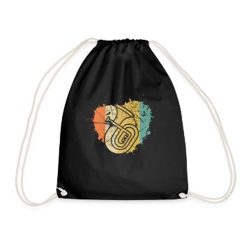 Tenorhorn Joueur de Tenorhorn Joueur de Tenorhorn Joueur de Tenorhorn - Sac de sport léger - noir - Devant