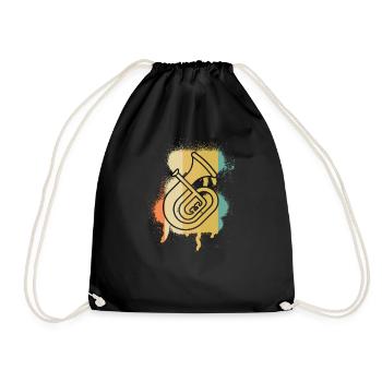 Tenorhorn Joueur de Tenorhorn Joueur de Tenorhorn Joueur de Tenorhorn - Sac de sport léger - noir - Devant