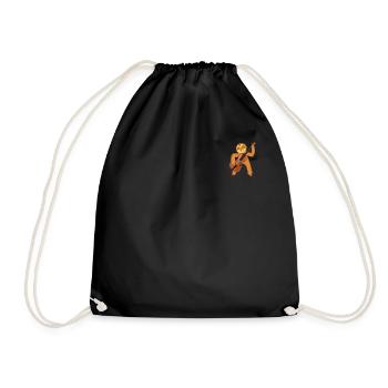 Paresseux Contrebassiste Contrebassiste Paresseux - Sac de sport léger - noir - Devant