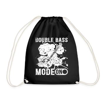 Mode Double Bass activé - Double Bass Player Double Ba - Sac de sport léger - noir - Devant