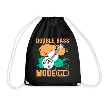 Instrument de contrebasse - Mode contrebasse activé - Sac de sport léger - noir - Devant