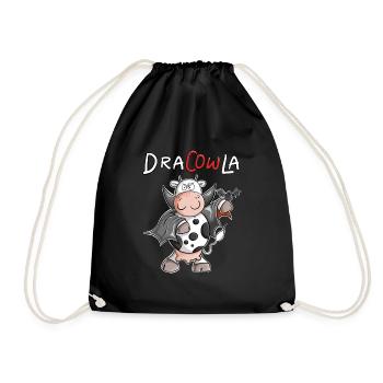 DraCOWla Dracula Vache Halloween - Sac de sport léger - noir - Devant