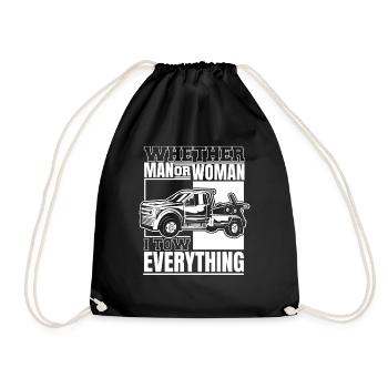Dépanneuse Dépanneuse - Sac de sport léger - noir - Devant