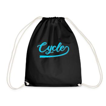 Bicyclette - Sac de sport léger - noir - Devant