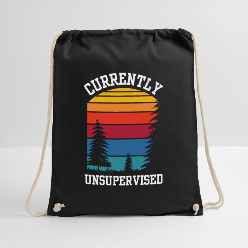 Currently unsupervised sarcastically unsupervised Drawstring Bag
