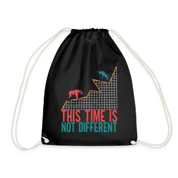 Shares Shareholder Investor - Drawstring Bag - black - Front