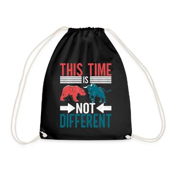 Shares Shareholder Investor - Drawstring Bag - black - Front