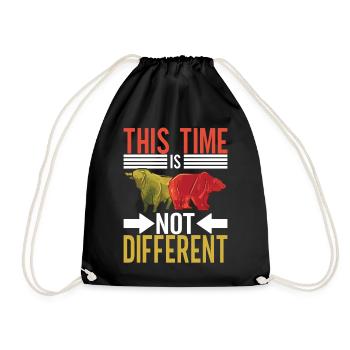 Shares Shareholder Investor - Drawstring Bag - black - Front