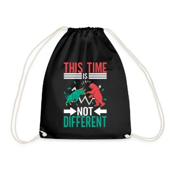 Shares Shareholder Investor - Drawstring Bag - black - Front