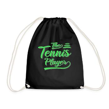 Le joueur de tennis - Sac de sport léger - noir - Devant