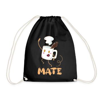 Petite amie, petit ami, homme, partenaire de la Saint-Valentin - Sac de sport léger - noir - Devant
