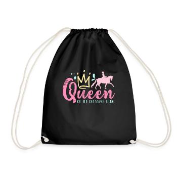 Dressage Reine De L’Équitation Cavalier De Dressage Cavalier - Sac de sport léger - noir - Devant