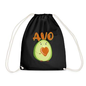Petite amie, petit ami, homme, partenaire de la Saint-Valentin - Sac de sport léger - noir - Devant