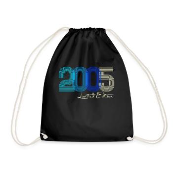 18 Anniversaire Jeunes filles Citation Cadeau 2005 - Sac de sport léger - noir - Devant