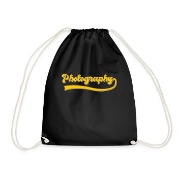 Photography - Drawstring Bag - black - Front