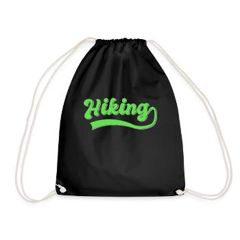 Wander - Drawstring Bag - black - Front