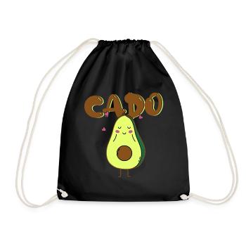 Valentine's Day girlfriend, boyfriend, man, wife partner - Drawstring Bag - black - Front