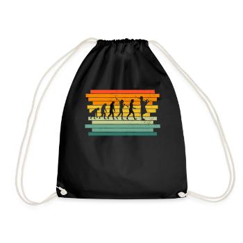 Bagpipes Bagpipes Bagpipe - Drawstring Bag - black - Front