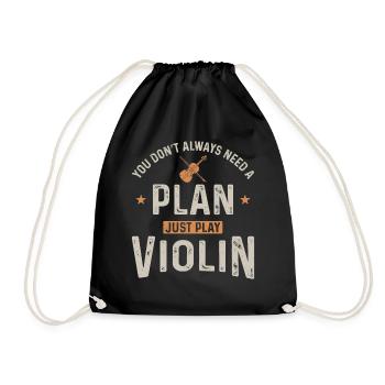 Violoniste violoniste Vous n’avez pas toujours - Sac de sport léger - noir - Devant