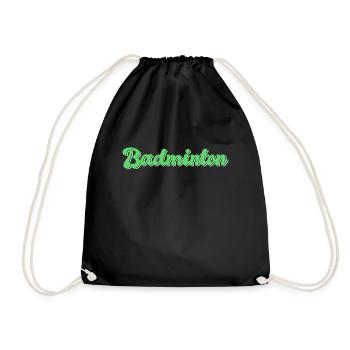 Badminton - Turnbeutel - Schwarz - Vorne
